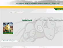 Tablet Screenshot of bhsuathletics.com